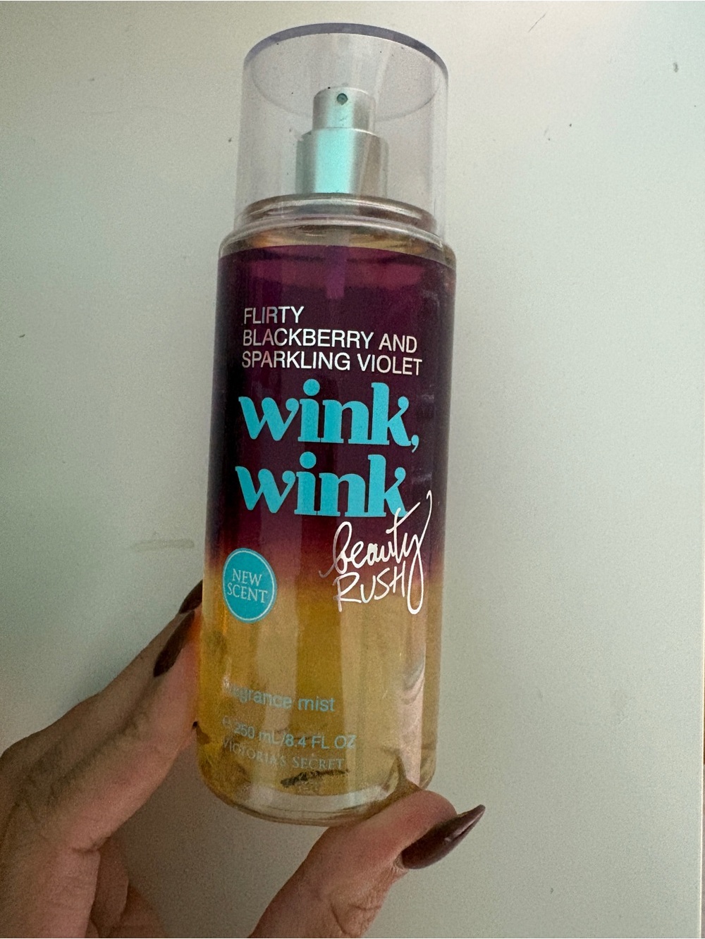 RARE Victoria’s Secret Beauty Rush Wink Wink Flirty Blackberry Sparkling Violet